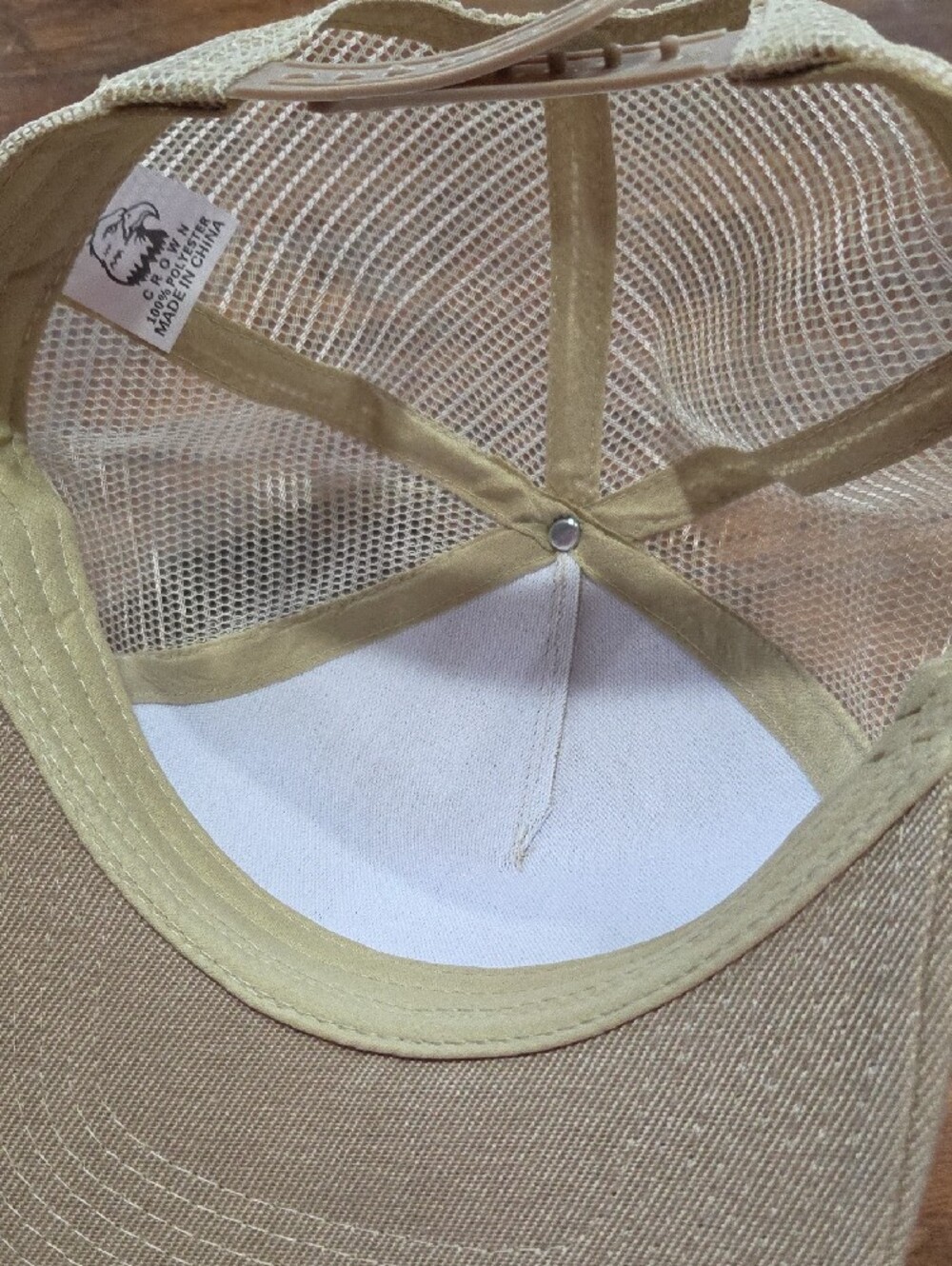 Eat Beef Support Ranchers Tan Trucker Cap - Picture 2 of 2
